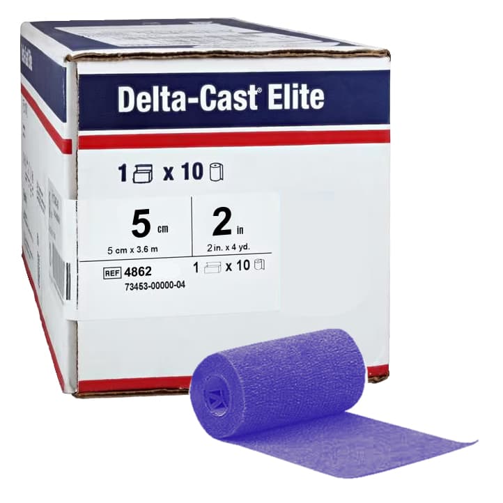 Delta-Cast Elite Polyester Cast Tape, Purple, 2 Inch x 12 Feet - Box of 10 - Image 1