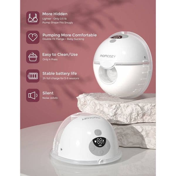 Momcozy M5 Smart Double Electric Breast Pump - Case of 12 - Image 3