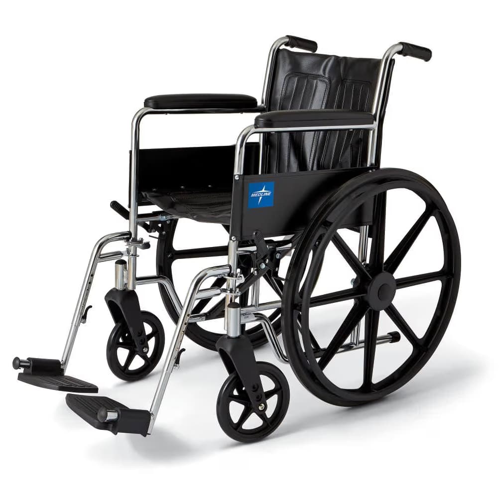 Medline Excel 2000 Standard Wheelchair - Image 1