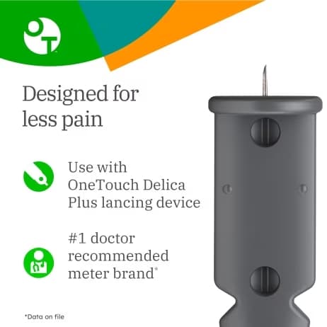 OneTouch Lancet for Lancing Device With Non-Safety Twist Off Cap - Image 3