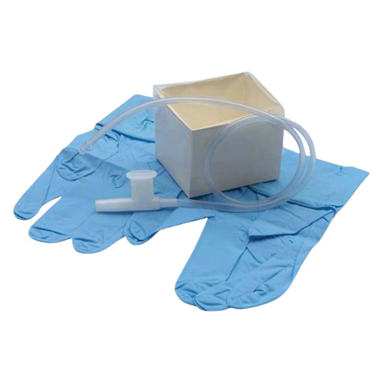 AirLife Cath-N-Glove Tri Flo Suction Catheter Kit in Peel Pouch, 10 Fr - Image 1