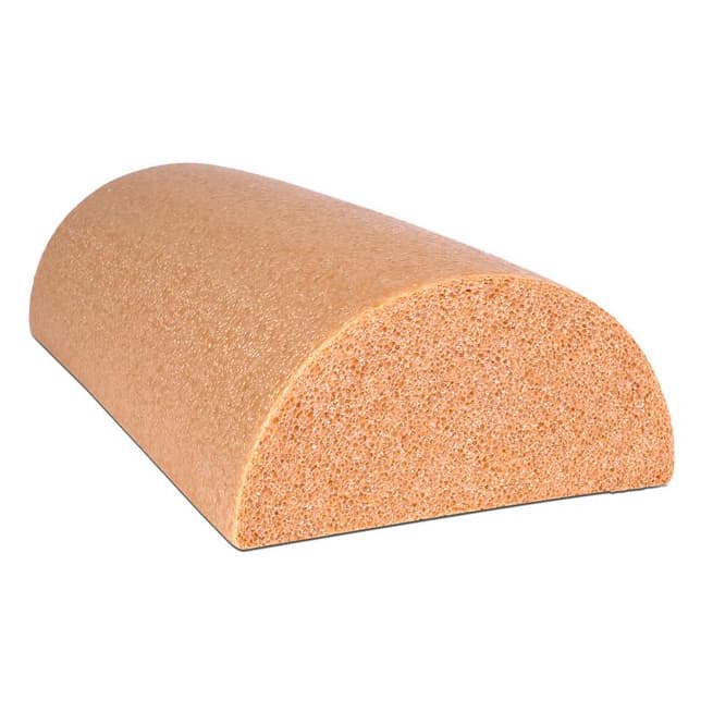 CanDo Antimicrobial Foam Roller, Half-Round, 6 x 12 Inch - Image 1