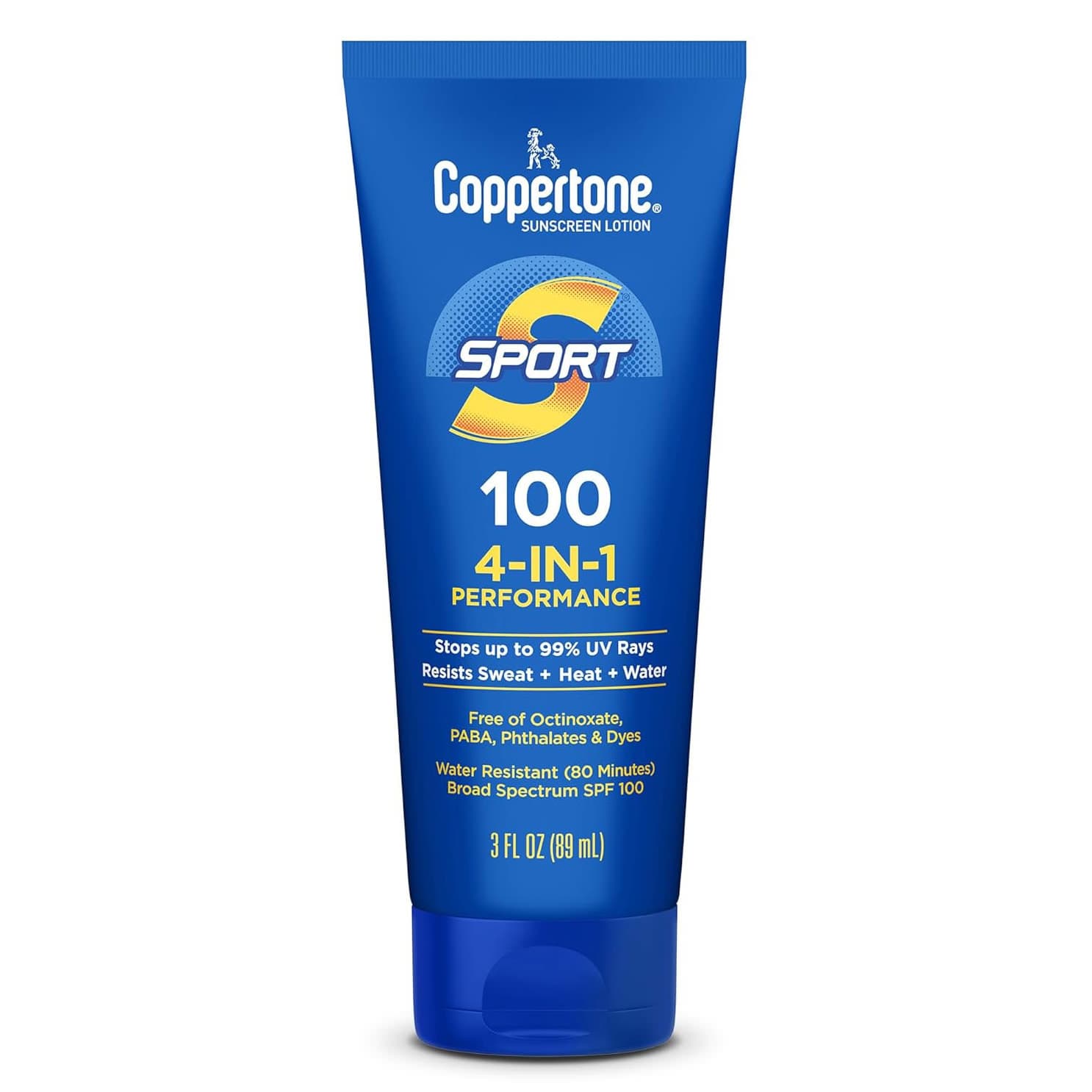 Coppertone Sport Sunscreen Spray Lotion, SPF 100, 3 oz - Case of 12 - Image 1