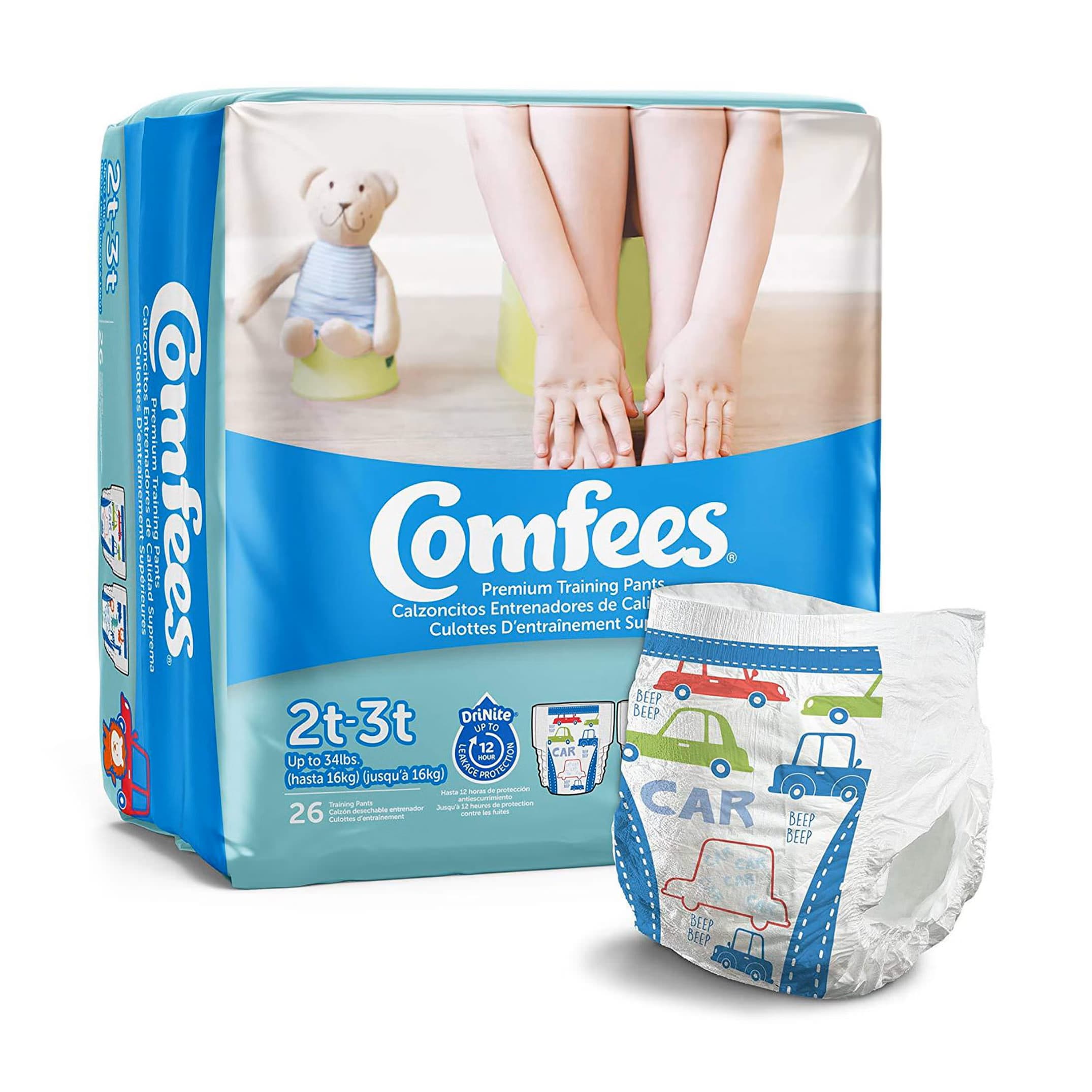 Comfees Training Pants, Male, 2T to 3T - Case of 156 - Image 1