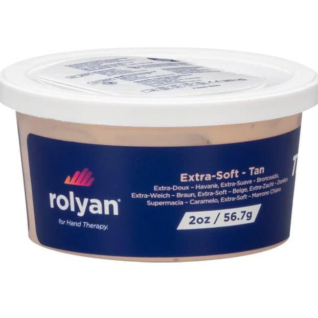 Rolyan Therapy Putty, 2 oz Tan, Extra Soft - Image 1