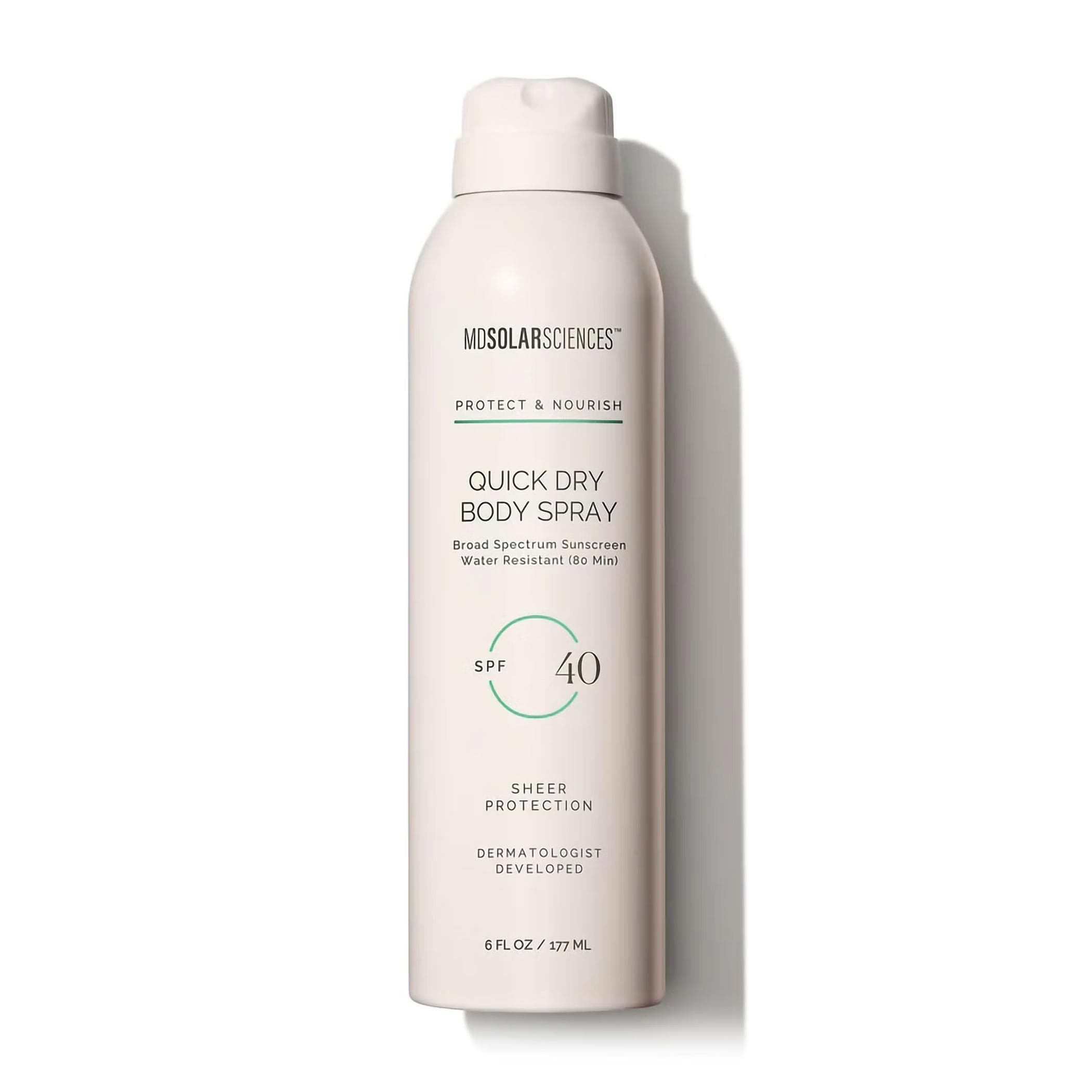 MDSolarSciences Quick Dry Body Spray Sunscreen SPF 40, 0.6 oz