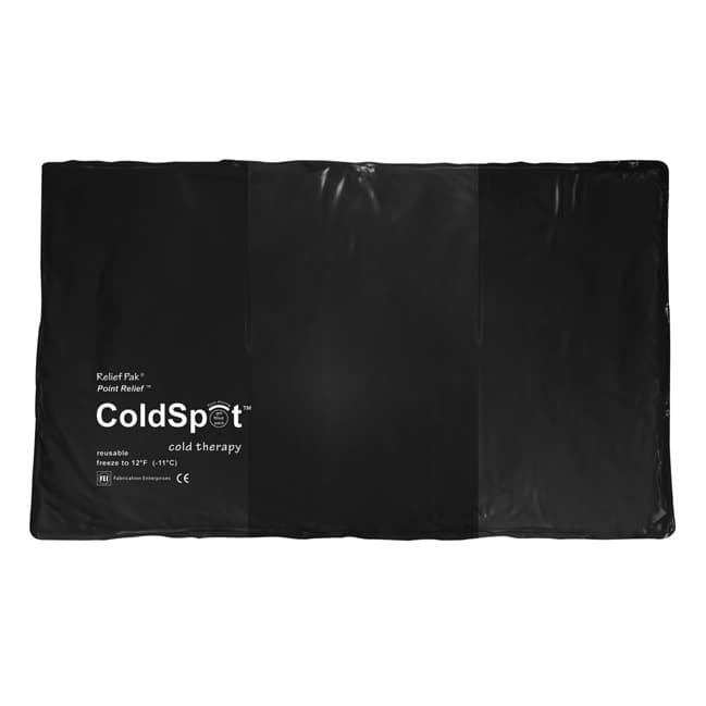 Relief Pak ColdSpot Black Urethane Pack, Oversize, 11 x 24 Inch - Image 1