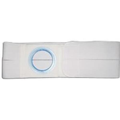 Nu-Hope 4" Regular Elastic Flat Panel Ostomy Support Belt, 3", White, Large - Image 1