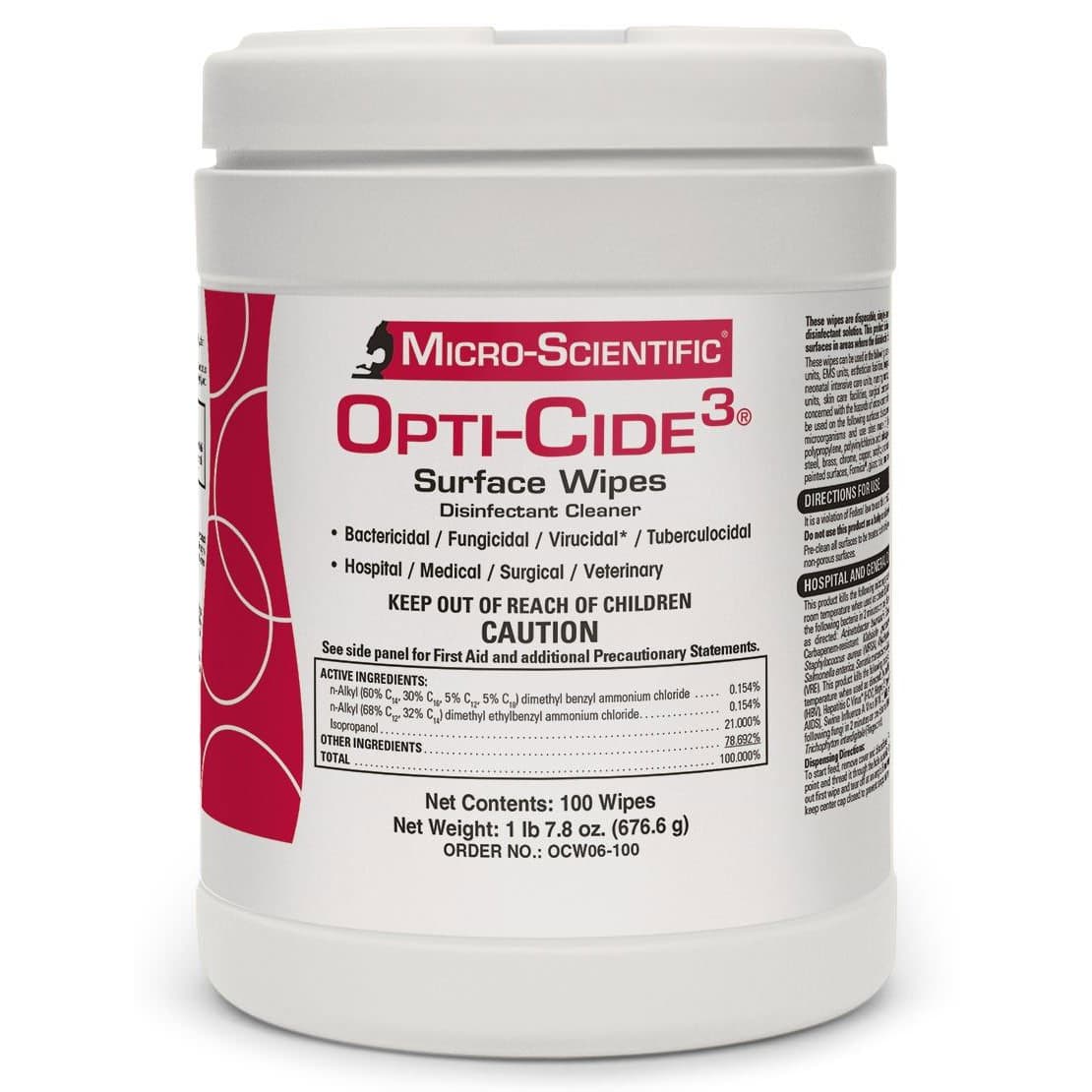 Opti-Cide 3 Surface Disinfectant Wipes - Image 1