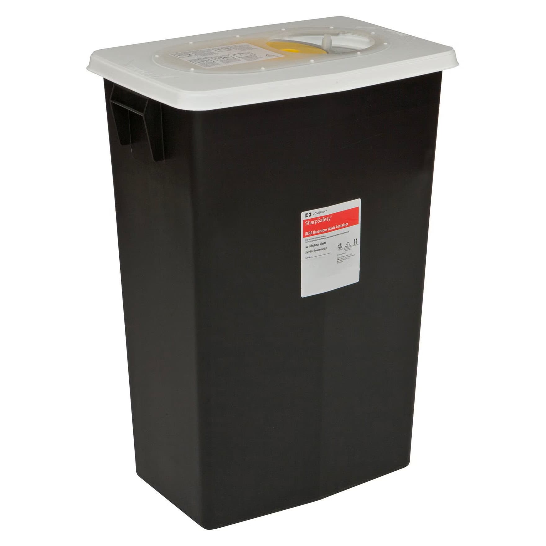 SharpSafety RCRA Waste Container, Sliding Lid, 8 Gallon - Case of 10 - Image 1