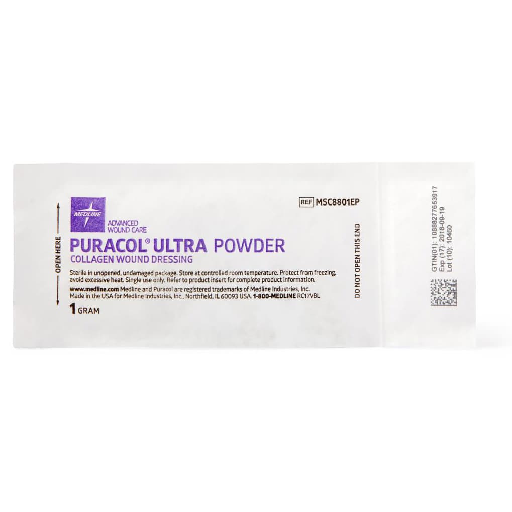 Puracol Ultra Powder Collagen Wound Dressing, 1 Gram - Box of 10 - Image 4