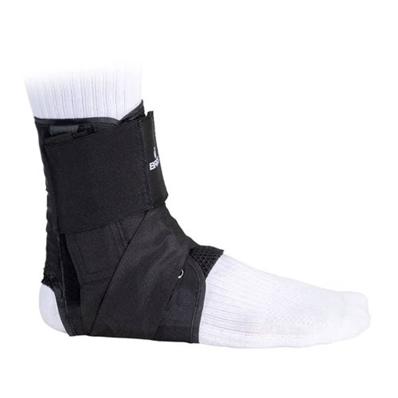 Breg Lace-Up Ankle Support Brace, Black