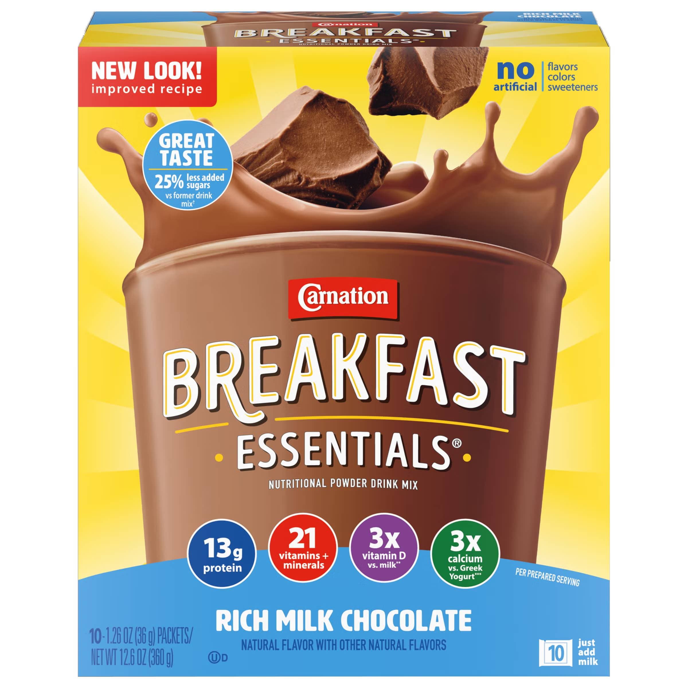 Carnation Breakfast Essentials Nutritional Powder Drink Mix