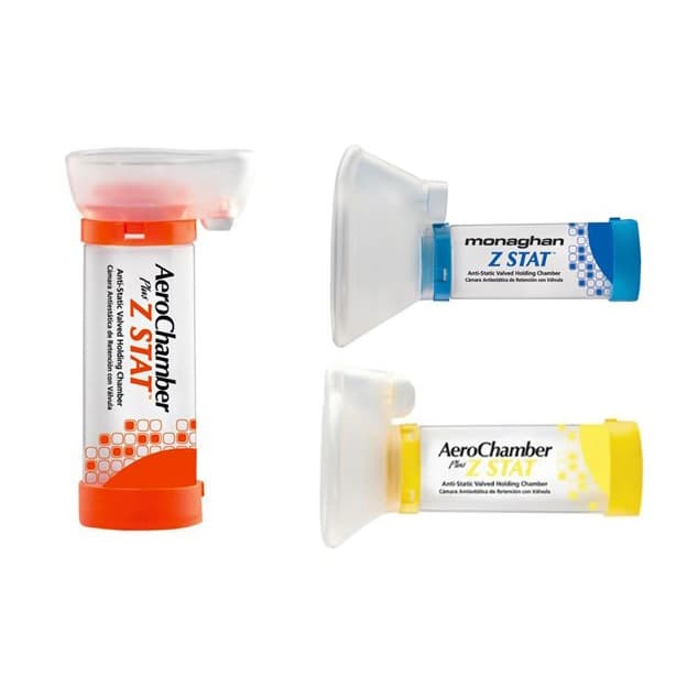 Monaghan Z STAT Anti-Static Valved Holding Chamber with ComfortSeal Mask