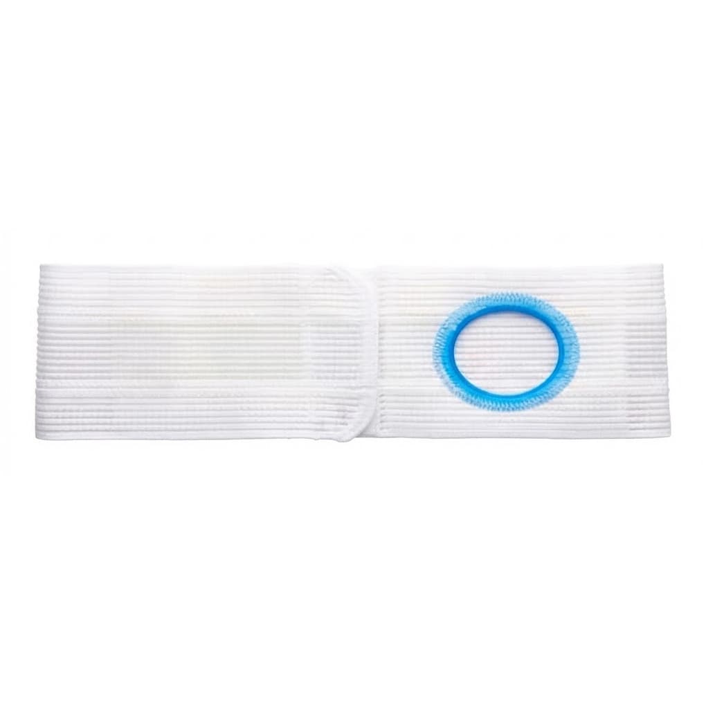 Nu-Hope 6" Flat panel Ostomy Support Belt Without Prolapse Flap, 3-1/4" White, Medium - Each - Image 1