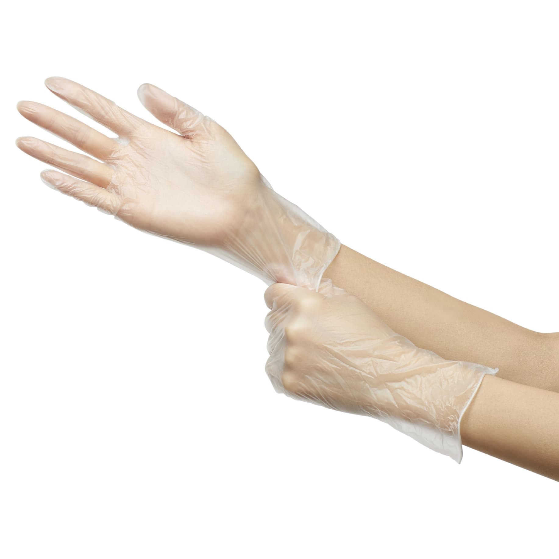 McKesson Confiderm Vinyl Standard Cuff Powder Free Exam Gloves - Image 8