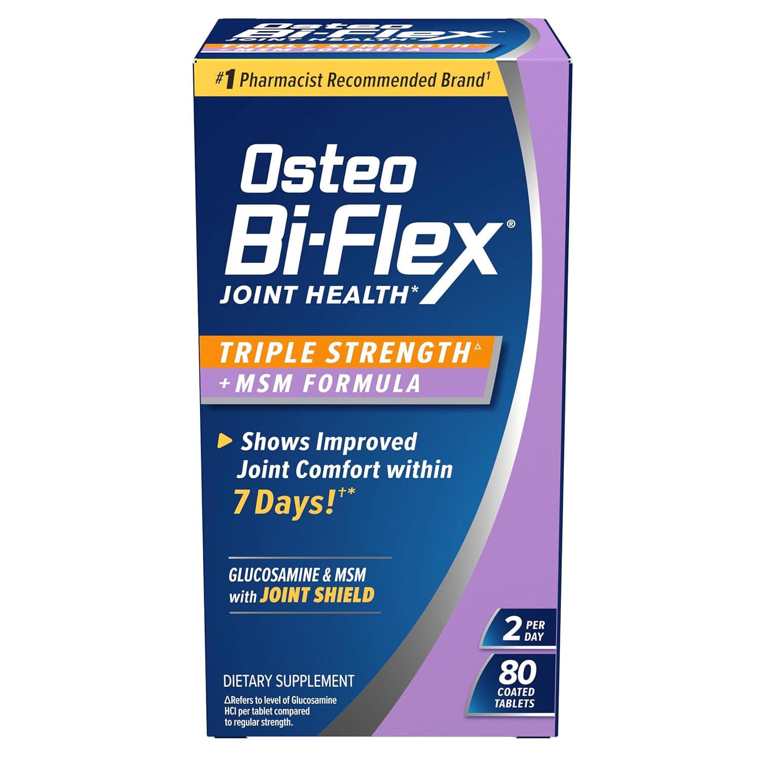 Osteo Bi-Flex Triple Strength w/ MSM Caplets - Pack of 80