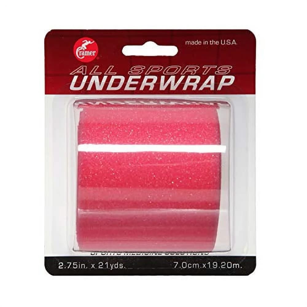 Cramer All Sports Tape Underwrap, 2-3/4" x 21 Yard, Bright Pink - Each - Image 1