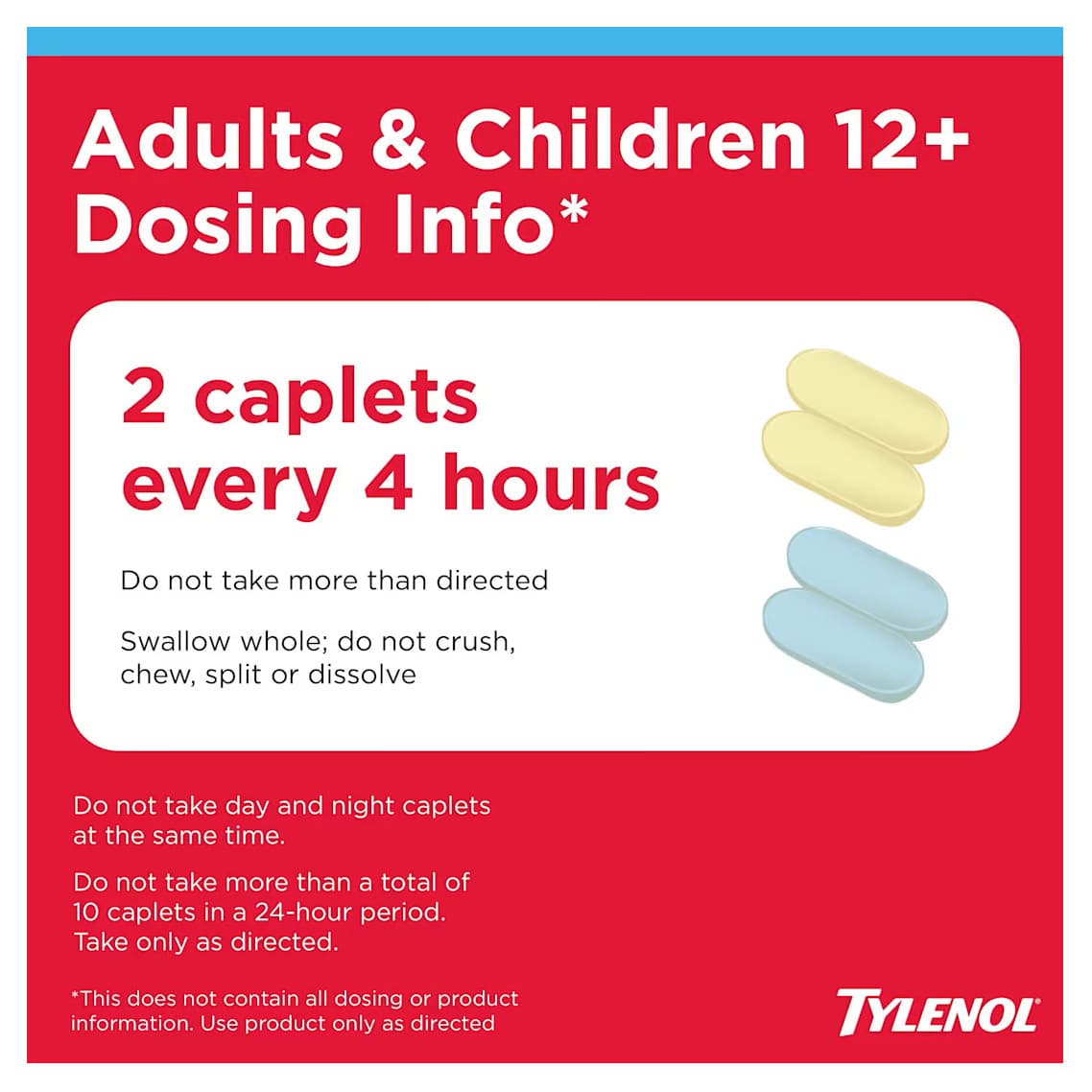 Tylenol Cold + Flu Severe Day & Night Caplets Combo Pack, 24 Count - Each - Image 3