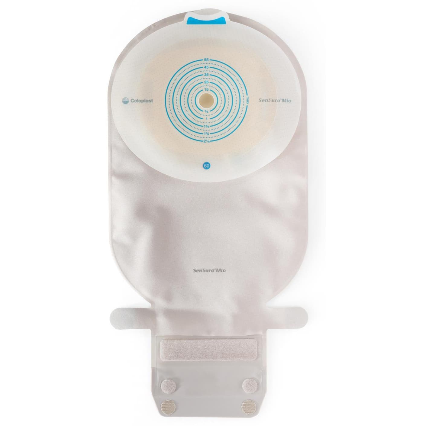 SenSura Mio Click 2-Piece Single-Use Ostomy Kit, 3/8 to 2-1/8 Inch - Box of 5 - Image 1