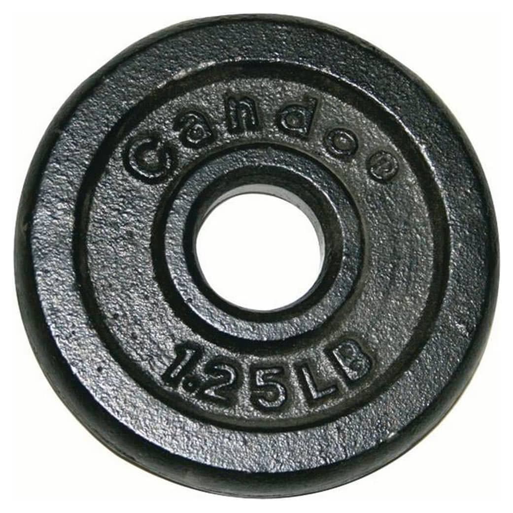 CanDo Iron Disc Weight Plate, 1.25 Lbs. - Image 1