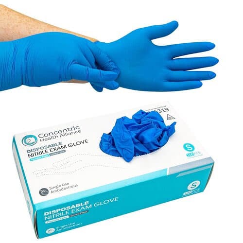 Concentric Nitrile Exam Gloves - Image 2