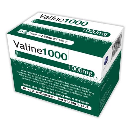 Vitaflo Valine1000 Amino Acid Oral Supplement, 4 Gram - Each - Image 1