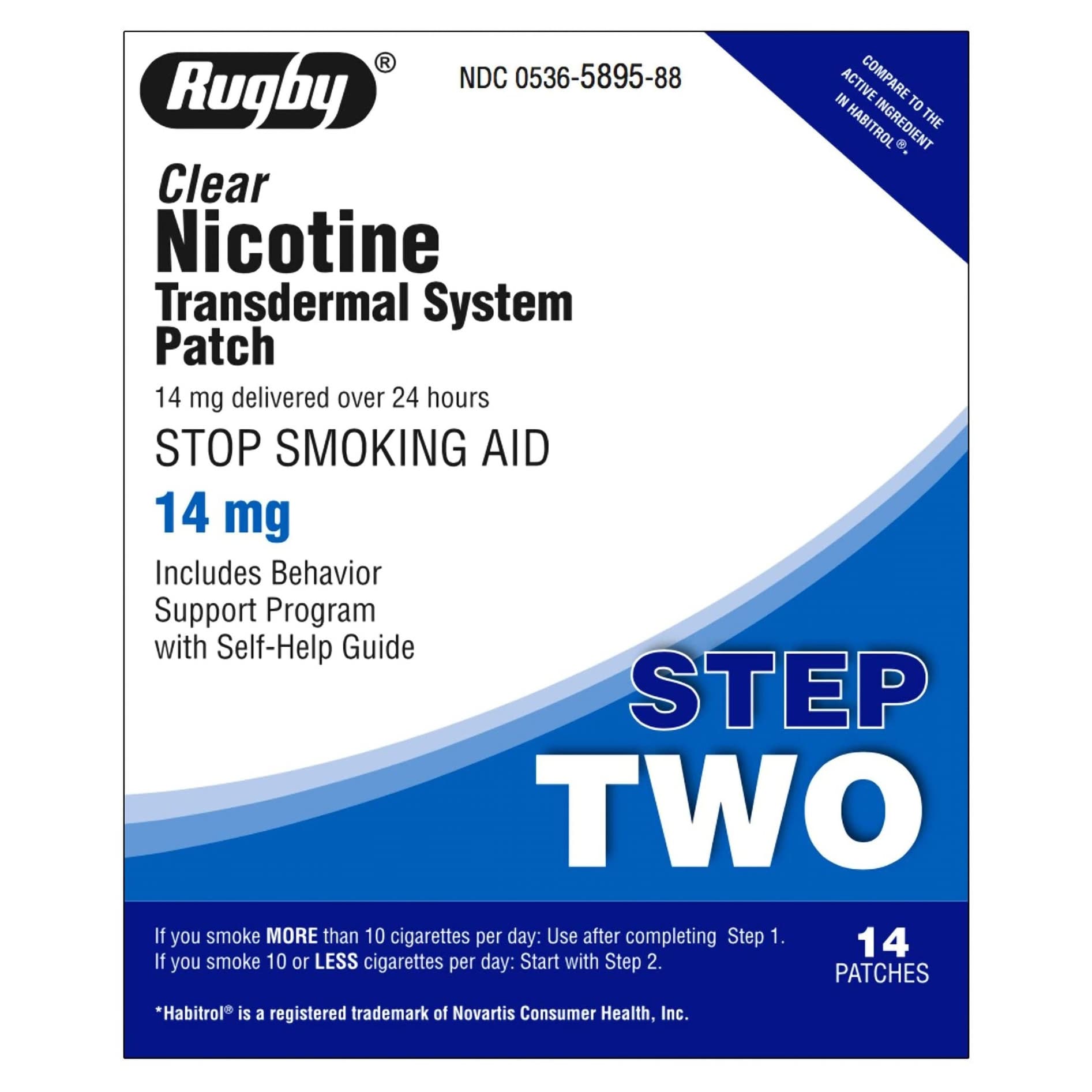 Major Rugby Nicotine Transdermal System Patch, Step 2 - Image 1