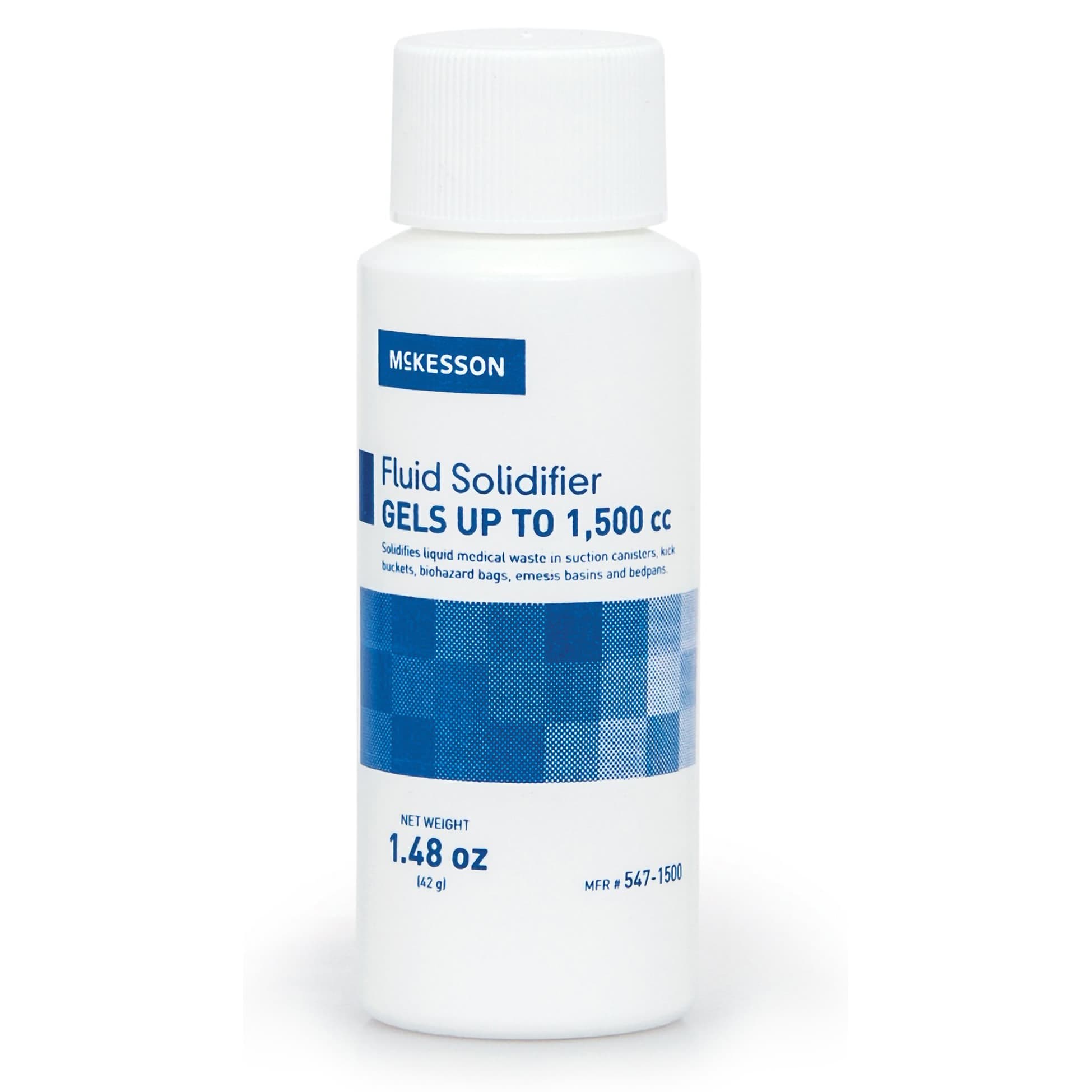 McKesson Fluid Solidifier, Screw Top Bottle, 1.48 oz, Gels upto 1500 cc - Image 1