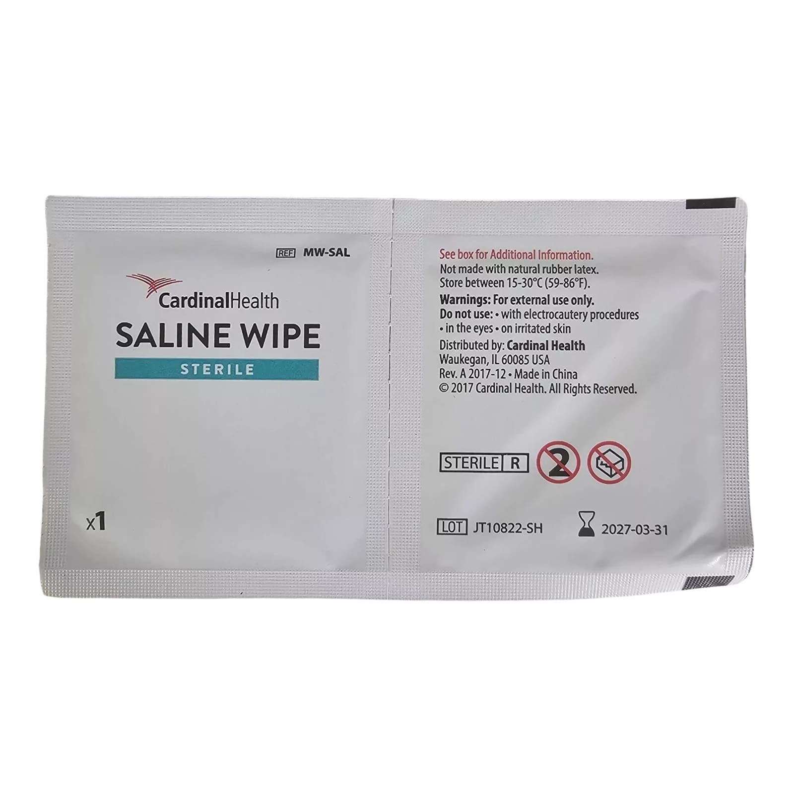 Cardinal Health Sterile Saline Wipes - Image 3