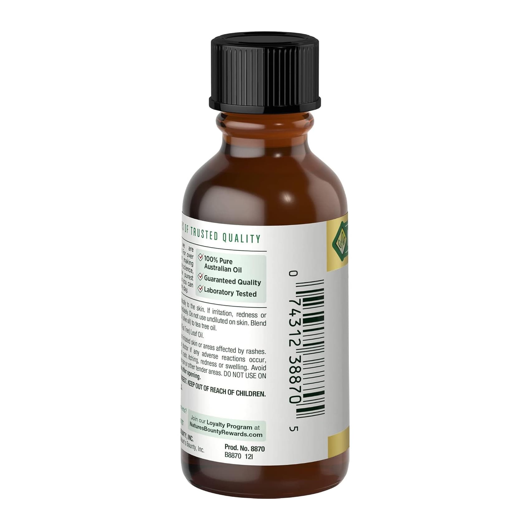 Nature's Bounty Tea Tree Oil, 30 ml - Bottle - Image 2