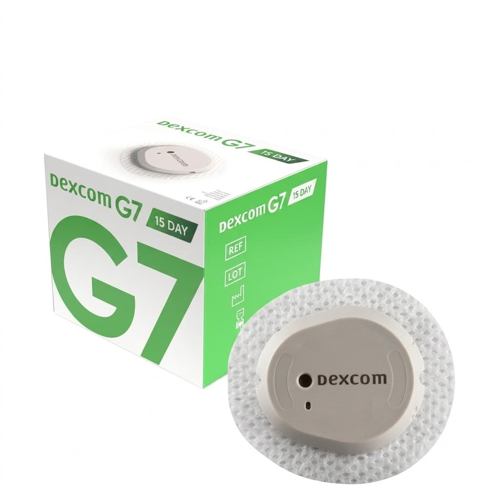 Dexcom G7 15-Day Continuous Glucose Monitoring Sensor