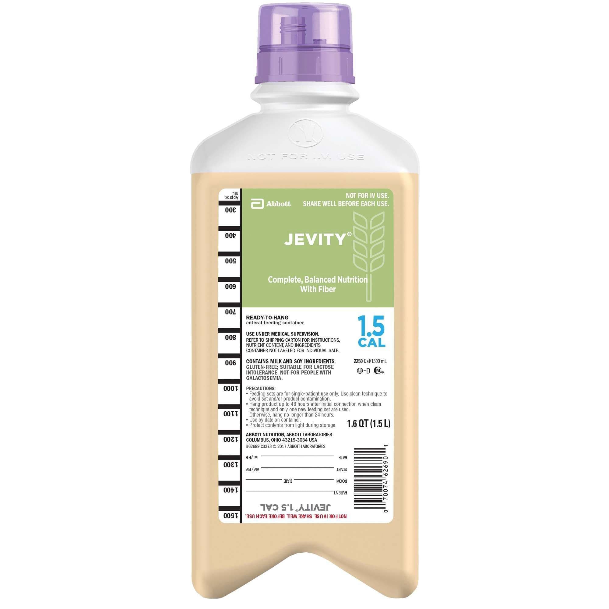 Jevity 1.5 Cal RTH Complete Balanced Nutrition with Fiber - Image 1