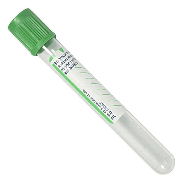 BD Vacutainer Sodium Heparin Tubes with Hemogard Closure - Image 2