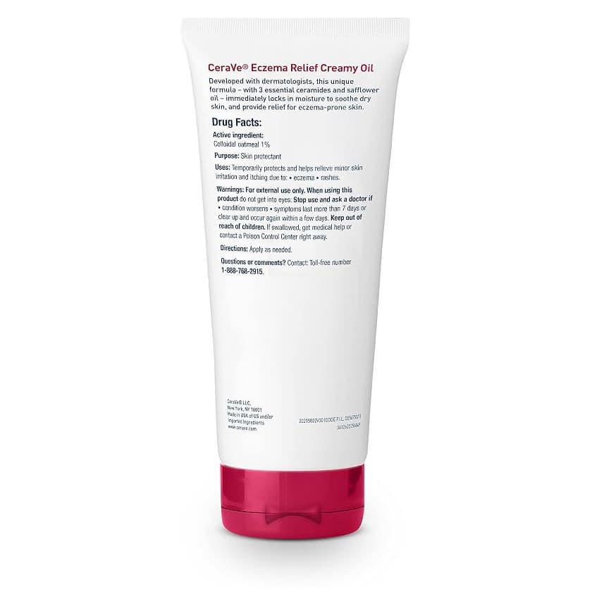 CeraVe Eczema Relief Creamy Oil, 8 oz - Each - Image 2