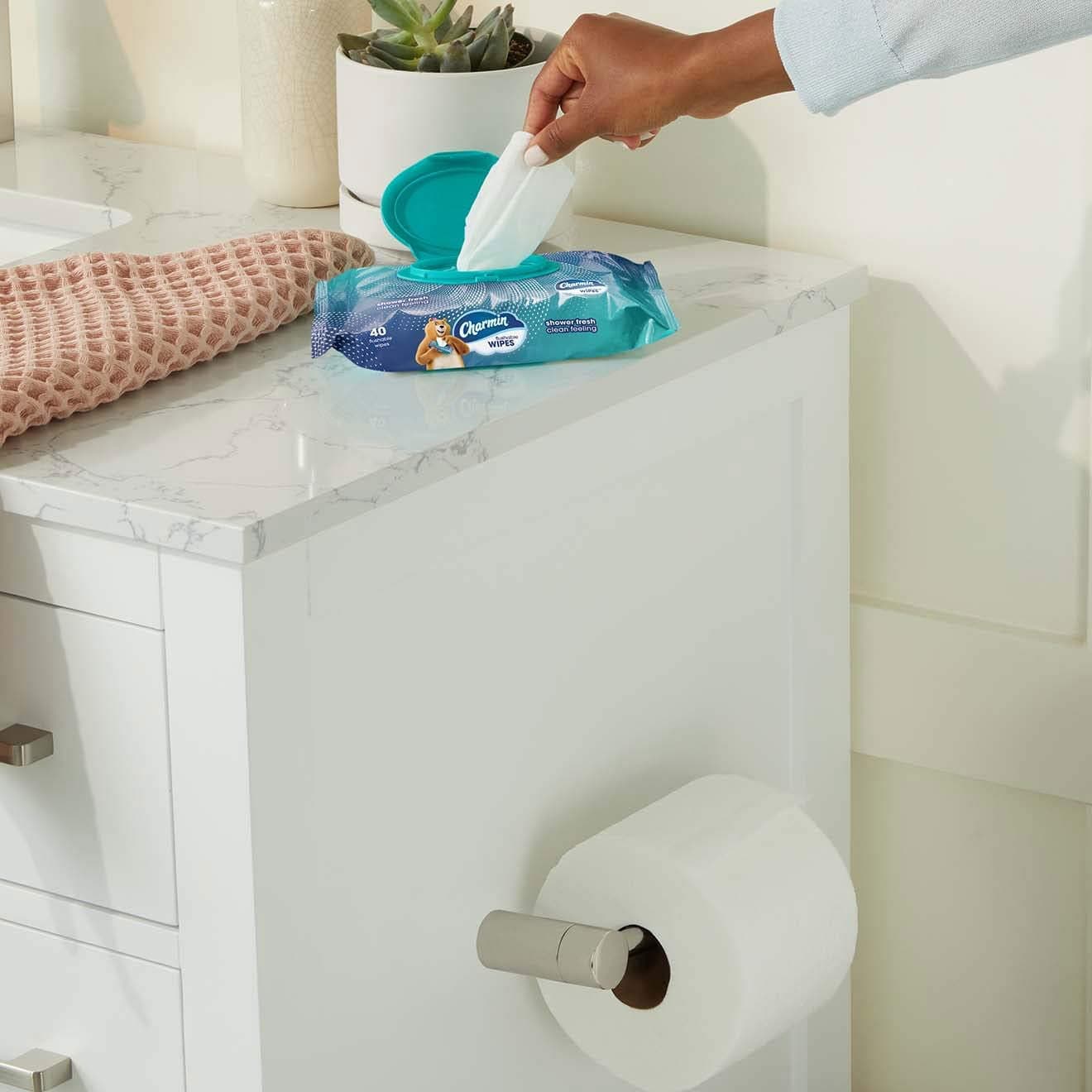 Charmin Flushable Wet Wipes, 80 Wipes, 2 Count - Image 3