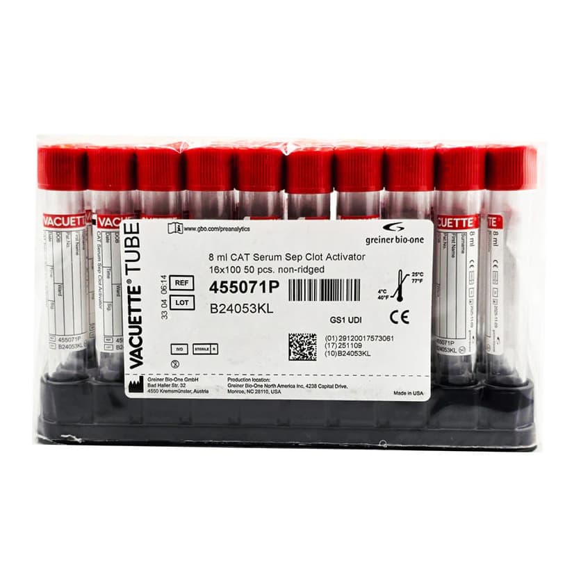 Vacuette Z Serum Sep Clot Activator Venous Blood Collection Tube - Image 3
