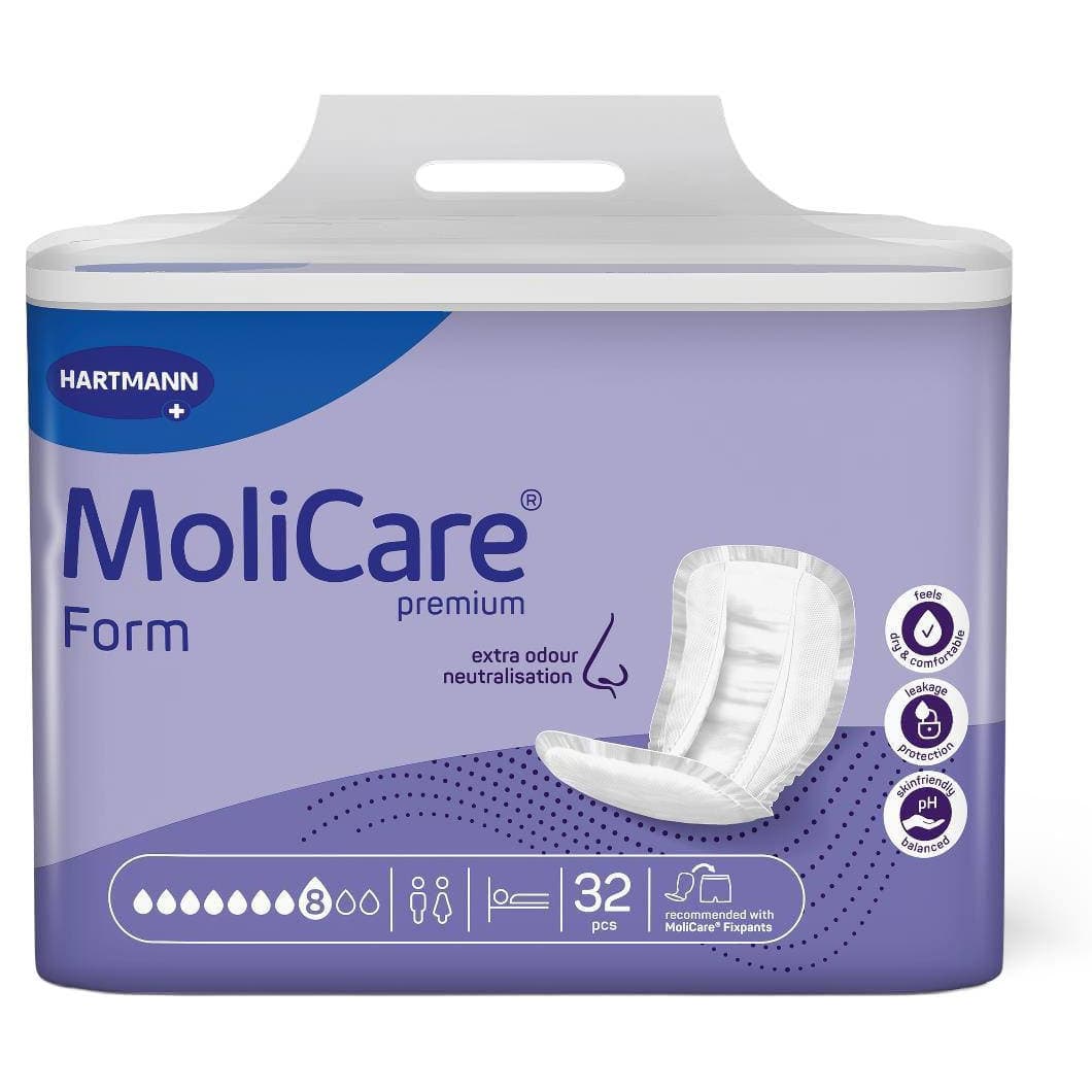 Moliform Soft Incontinence Liners, Overnight, 13x27 Inch - Bag of 32 - Image 1