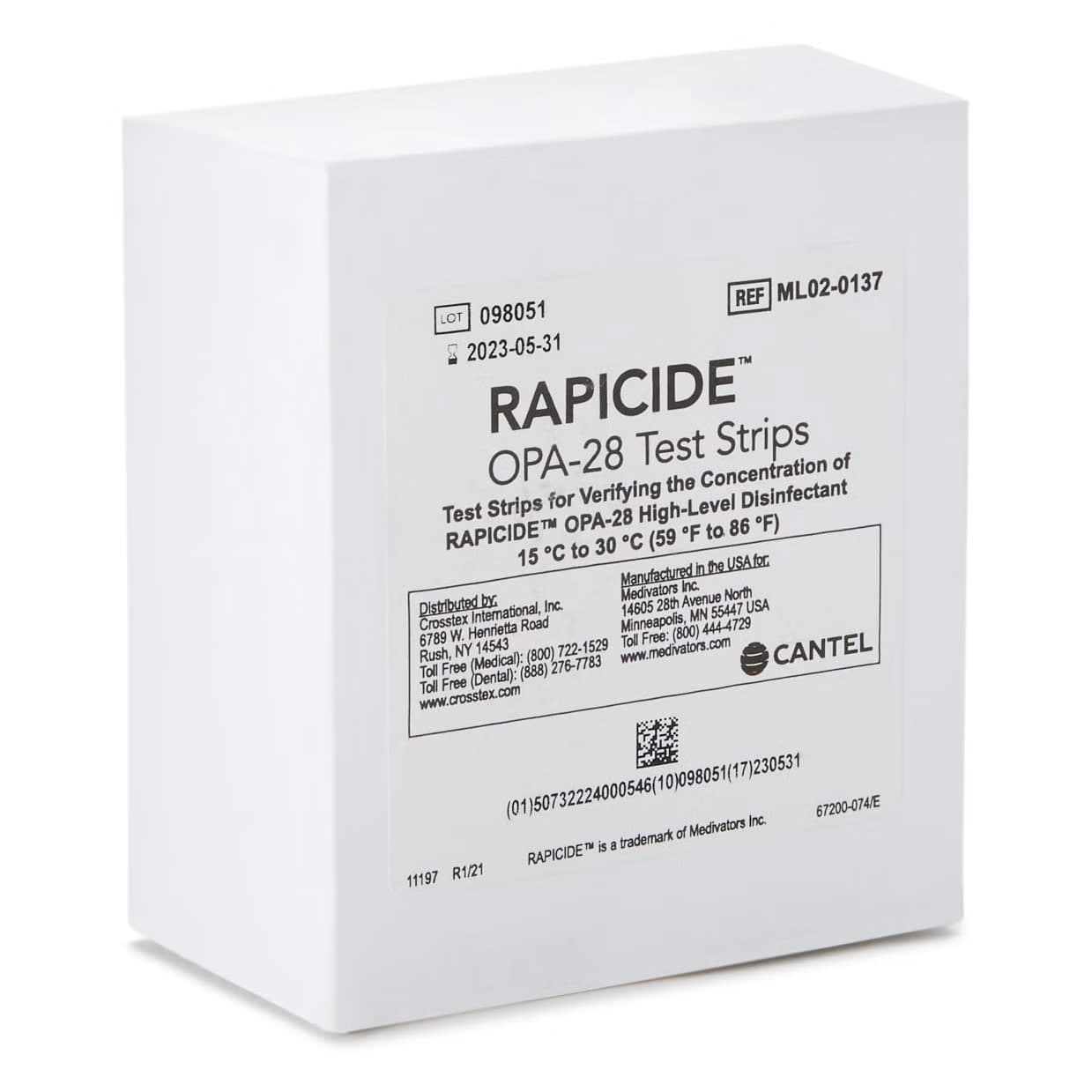 Rapicide OPA-28 OPA Concentration Indicator Pad Single Use - Image 2