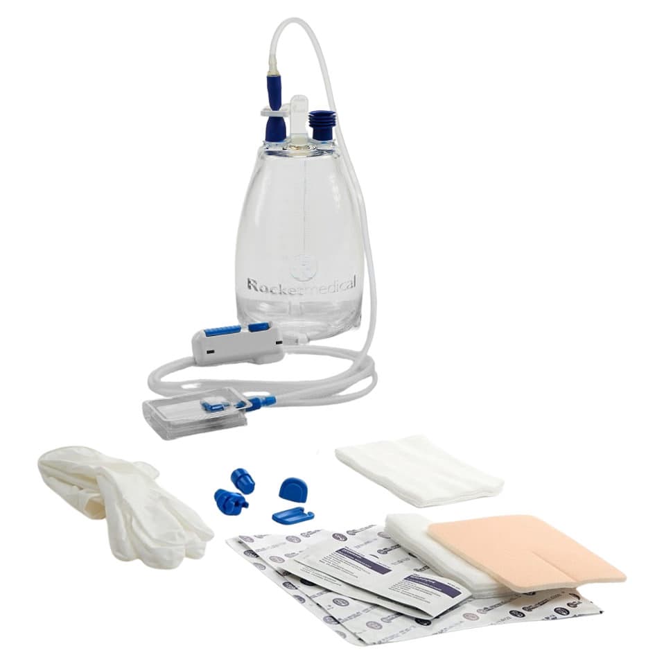 Rocket IPC Vacuum Bottle & Dressing Pack, 500ml - Case of 5 - Image 1