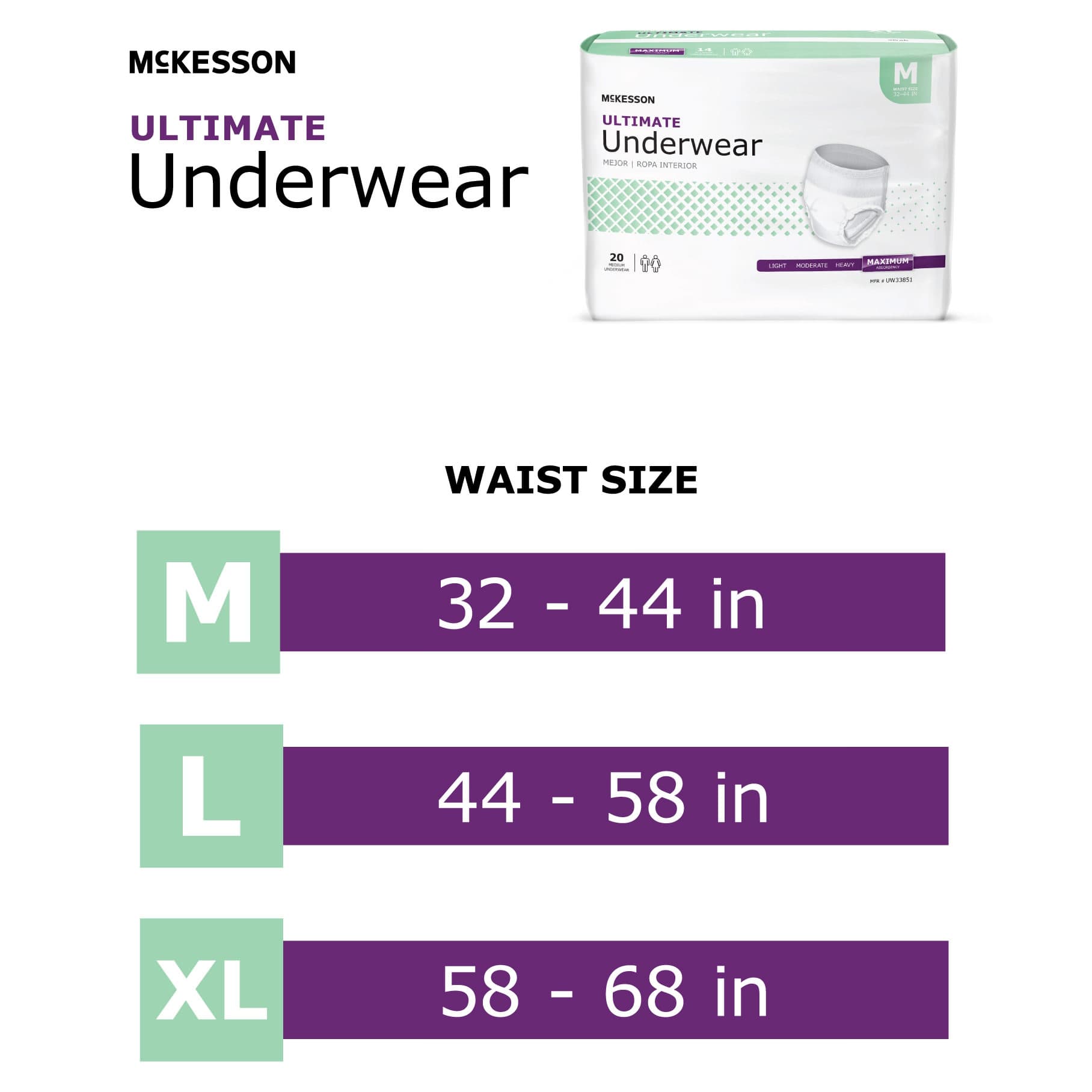 McKesson Ultimate Incontinence Underwear - Image 3