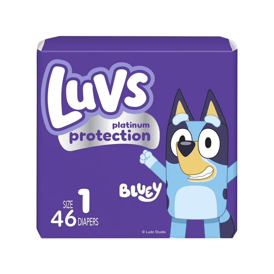 Luvs Platinum Protection Baby Diapers, Size 1, Jumbo Pack, 46 Count - Package of 46 - Image 1