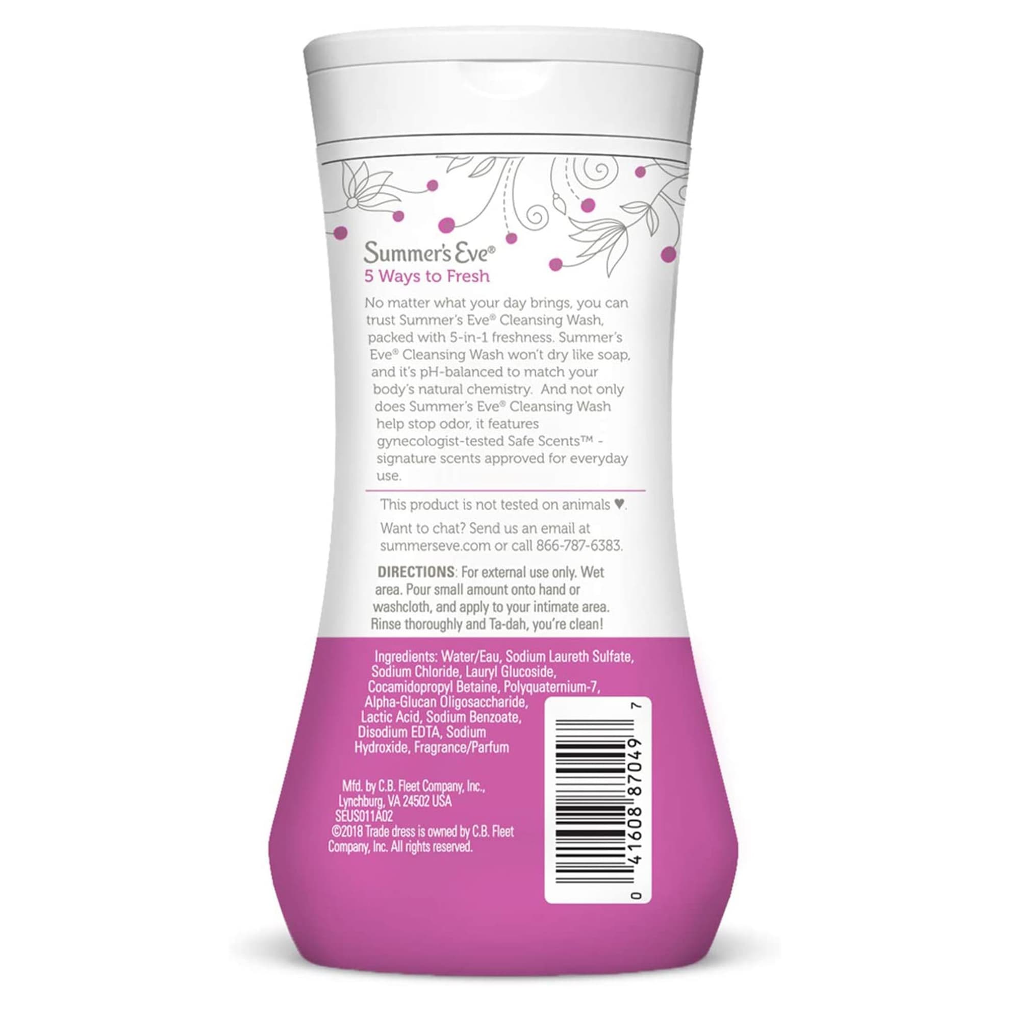 Summer's Eve Feminine Wash, 9 oz - Image 2