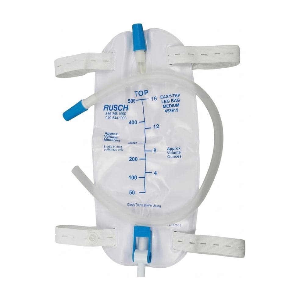 Rusch EasyTap Legs Bags with 18" PVC Extension Tubing - Image 1