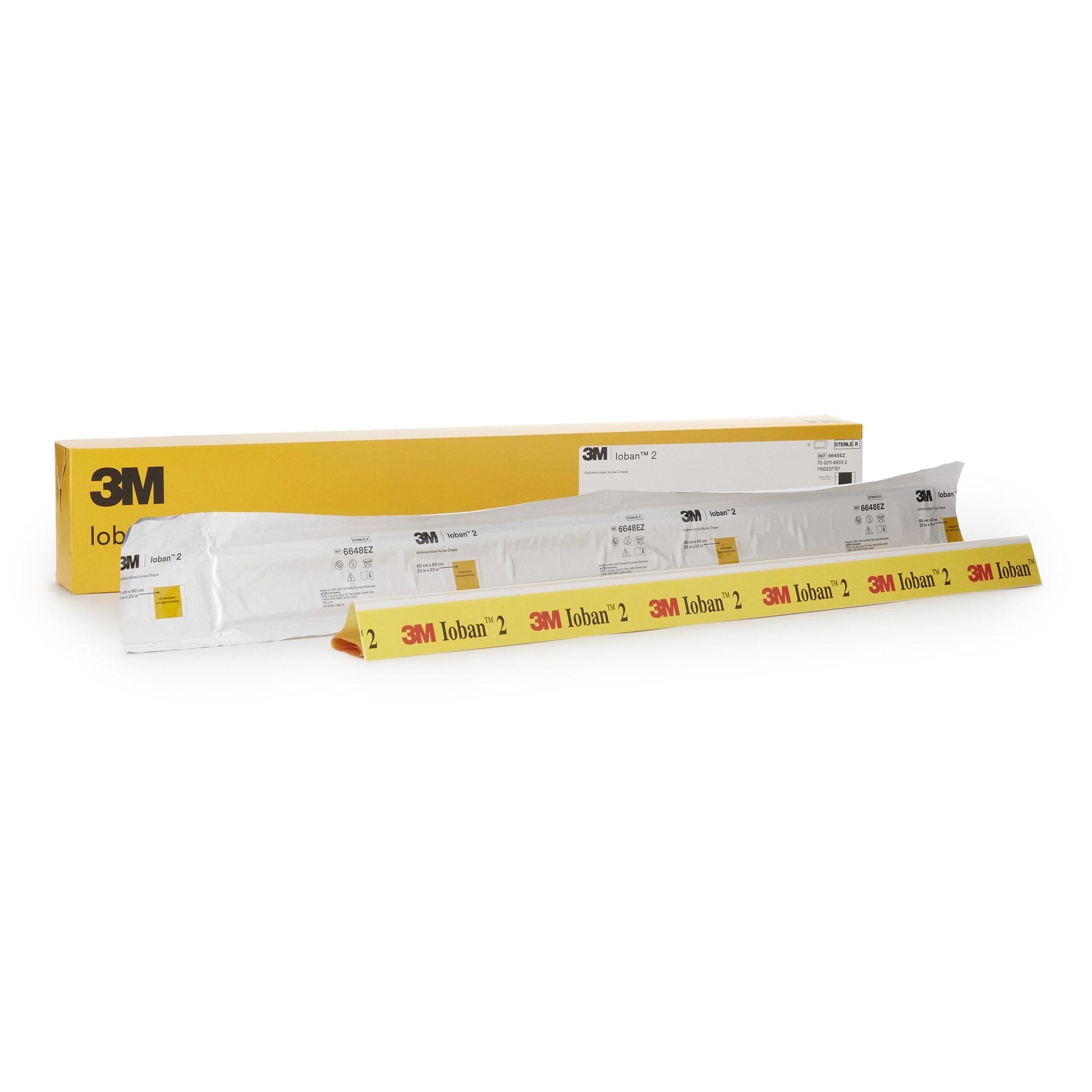 3M Loban 2 Surgical Drape Yellow, 23 W x 23 L Inch - Case of 40 - Image 1