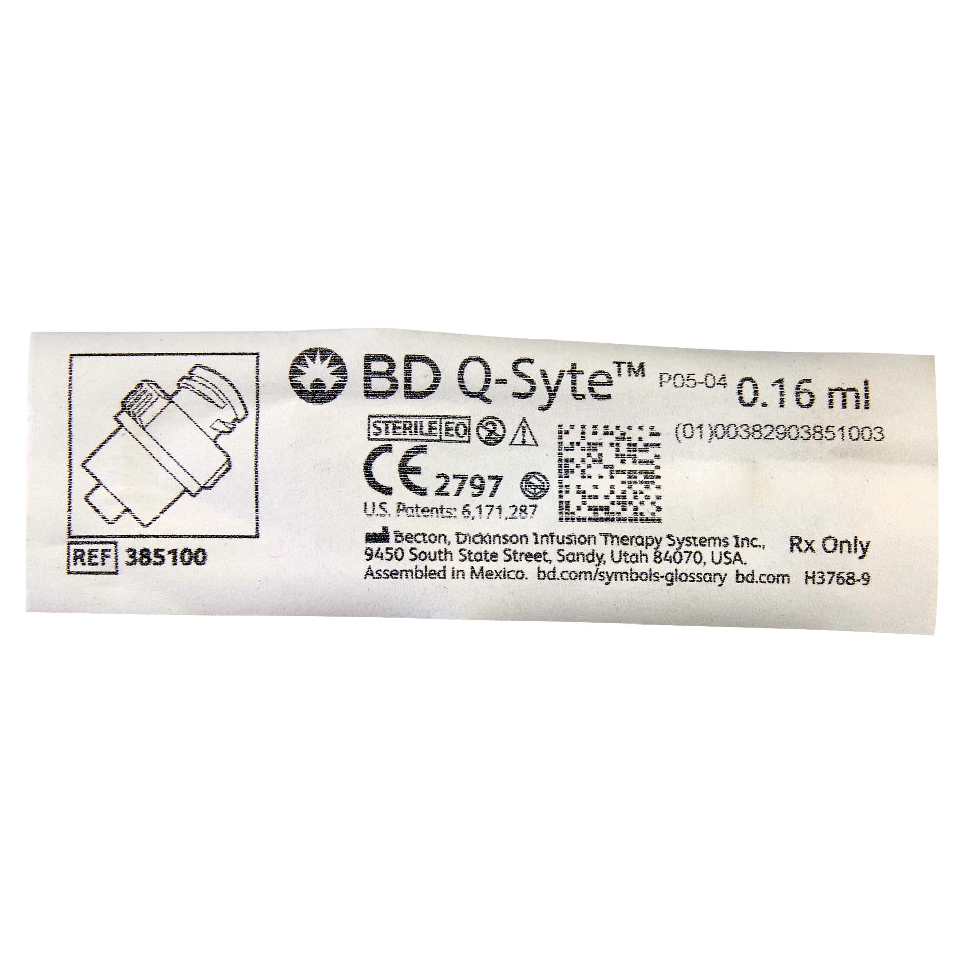 BD Q-Syte Luer Access Split-Septum Stand-Alone Device - Image 3