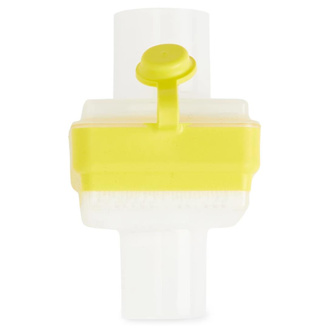 Medline HEPA Filter with CO2 Port, 22 mm - Case of 40 - Image 1