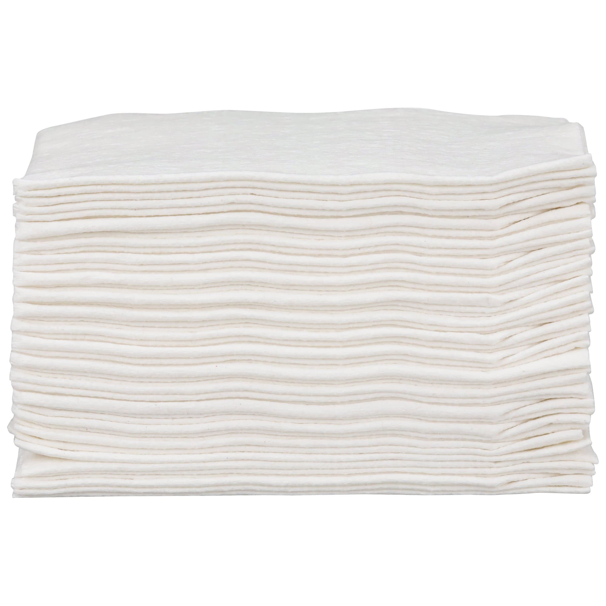 McKesson White Disposal Washcloth, 13 X 13 Inch - Case of 500 - Image 1