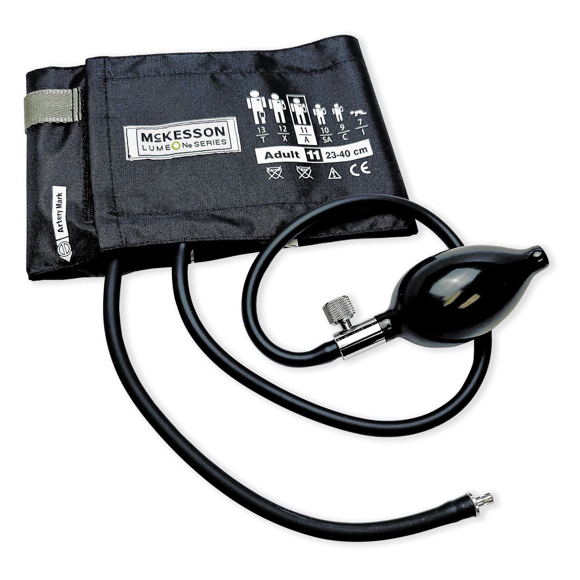 McKesson LUMEON Reusable Arm Blood Pressure Cuff and Bulb - Image 2