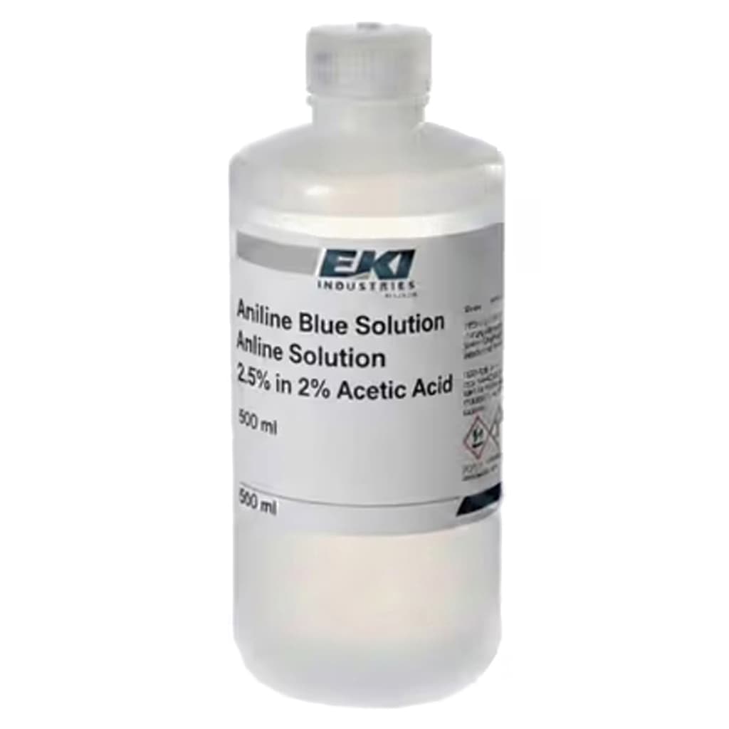 Aniline Blue Solution 2.5% in 2% Acetic Acid, 500 ml - Each